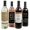Big Dot of Happiness Adult 50th Birthday - Gold - Birthday Party Gift for Women and Men - Wine Bottle Label Stickers - Set of 4